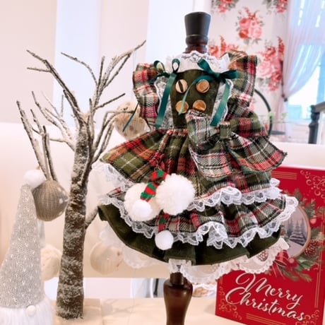 クリスマス❤クリスマスチェックワンピ＾＾