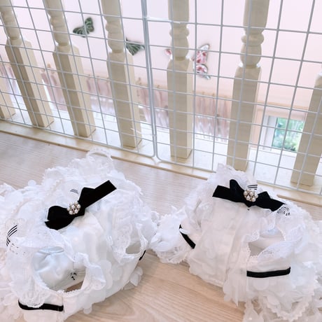 現品夏ワンピ❤花びらチュールワンピ