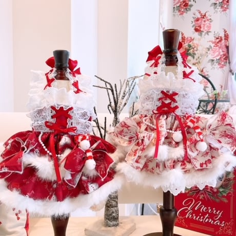 クリスマス❤スノーマンかわいいクリスマスワンピ＾＾