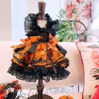 サンプル❤オレンジパンプキンハロウインワンピ　　胴33　　丈24