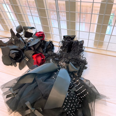 サンプル❤ゴシックプリンセスハロウインワンピ　　胴33　丈26