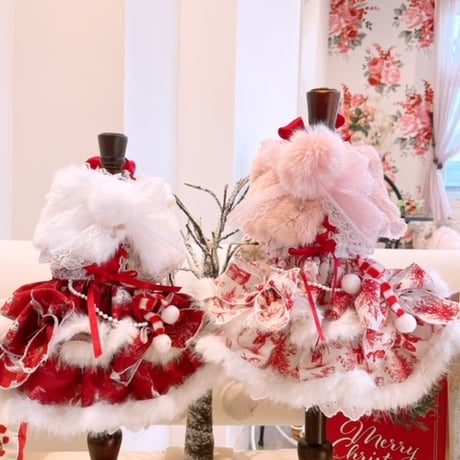 クリスマス❤スノーマンかわいいクリスマスワンピ＾＾