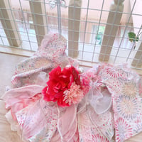 サンプル❤花火浴衣ワンピ 　胴36　丈26