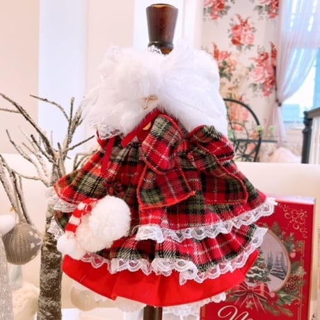 クリスマス❤クリスマスチェックワンピ＾＾