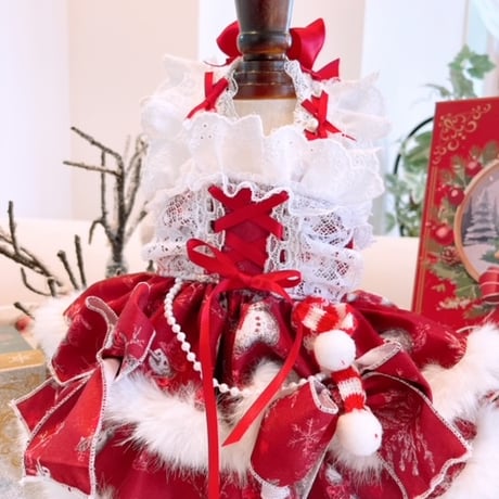 クリスマス❤スノーマンかわいいクリスマスワンピ＾＾