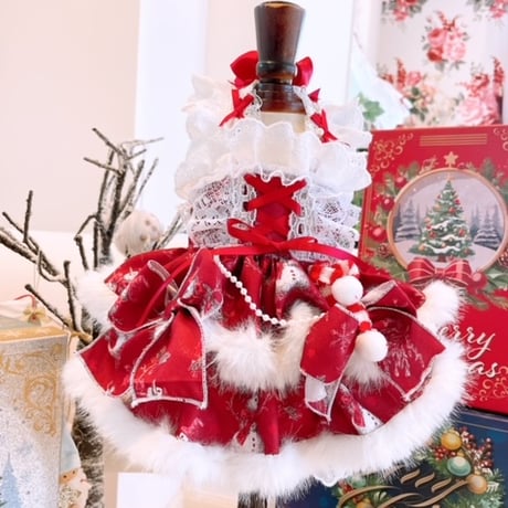 クリスマス❤スノーマンかわいいクリスマスワンピ＾＾