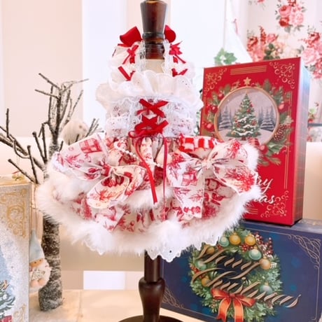 クリスマス❤スノーマンかわいいクリスマスワンピ＾＾