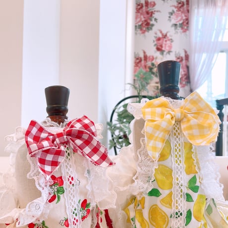 現品夏ワンピ❤檸檬ふんわりワンピ　胴38　丈26