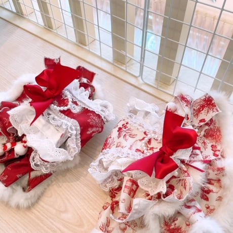 クリスマス❤スノーマンかわいいクリスマスワンピ＾＾