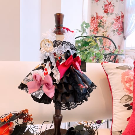 サンプル❤キュートアリスハロウインワンピ　　胴34　丈24