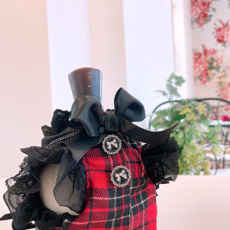 ゴシックチェックハロウインワンピ＾＾