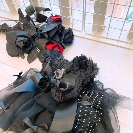 サンプル❤ゴシックプリンセスハロウインワンピ　　胴33　丈26