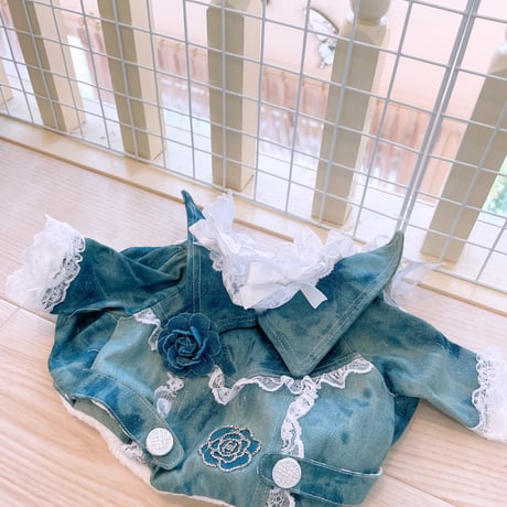 サンプル❤キラキラデニムJK　　胴35　丈18