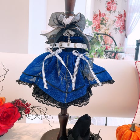 スターダストブルーハロウインワンピ