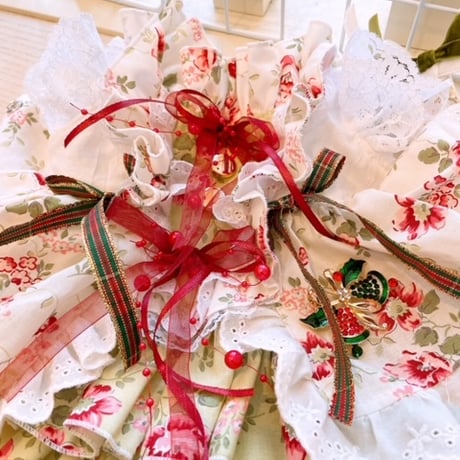 クリスマス❤ナチュラルクリスマスフラワーワンピ＾＾