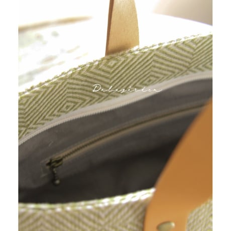 VL-06  stenkastbag  rutigstrandråg  モスグリーン