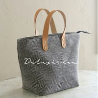 VL-08  stenkastbag rutigstrandråg  ブラック