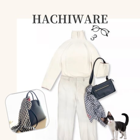 ねこ柄スカーフ【MIKENEKO/CHATORA/HACHIWARE】