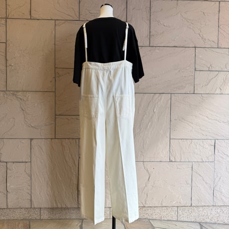 センタープレスデニムサロペット