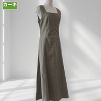 フロントジップフレアワンピース