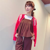 リボン柄シースルーカーディガン