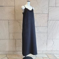レーストリムキャミワンピース