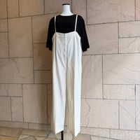 センタープレスデニムサロペット