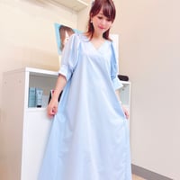 【美奈代さんがインスタライブで着用中】Vネックパフスリーブワンピース