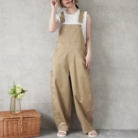 ワイドシルエットオーバーオール