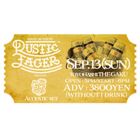 RUSTIC LAGER-Beerelease Tour 2026【9/13 豊橋THE 楽】