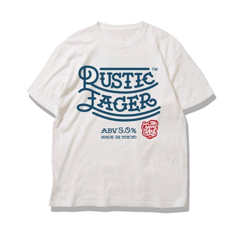 RUSTIC LAGER logo S/S Tee