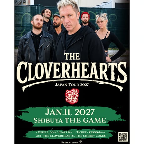 ARKLINE Inc. Presents "THE CLOVERHEARTS Japan Tour 2027" Shibuya THE GAME