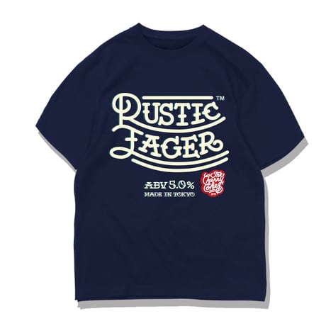 RUSTIC LAGER logo S/S Tee