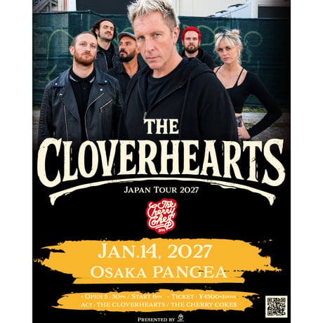 ARKLINE Inc. Presents "THE CLOVERHEARTS Japan Tour 2027" Osaka PANGEA