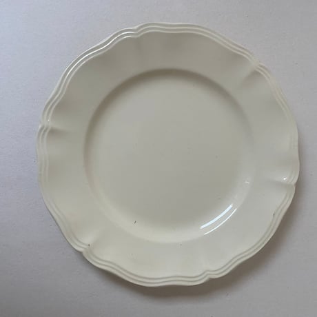 1920年代　サルグミンヌ　花リム　ディナー・プレート　23cm 1-10
