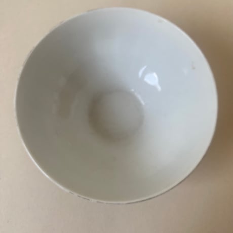 １９２０年代　カフェ・オ・レボウル　磁器　小花柄　2点セット