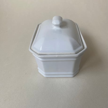 20世紀後半　R　 テリーヌ　オクトゴナル　白磁