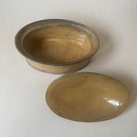 1900年　南仏陶器　テリーヌ　オーヴァル　ジョーヌ・プロヴァンサル