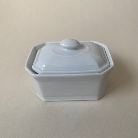 20世紀後半　アピリコ　テリーヌ　オクトゴナル　白磁　3点セット