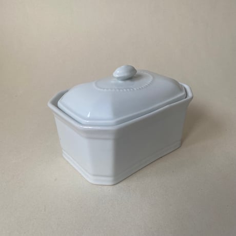 20世紀後半　アピリコ　テリーヌ　オクトゴナル　白磁　3点セット