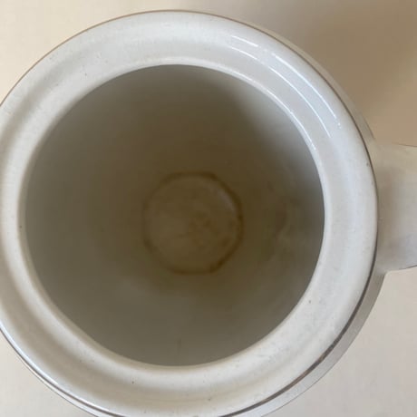 1920年代　サルグミンヌ　サーヴィス・ド・テ　白い陶器とゴールドのライン　15点セット