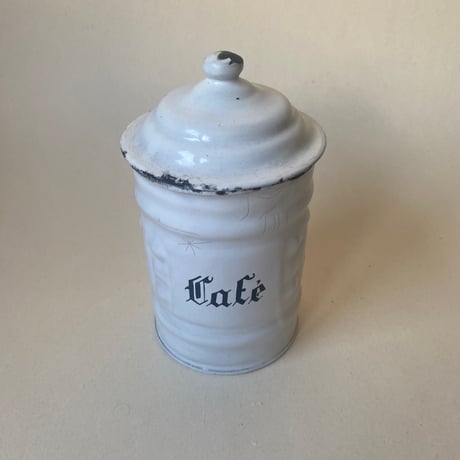 20世紀前半　ボワッタジゴーニュ　トール・エマイエ　白　カフェとパット　2点セット