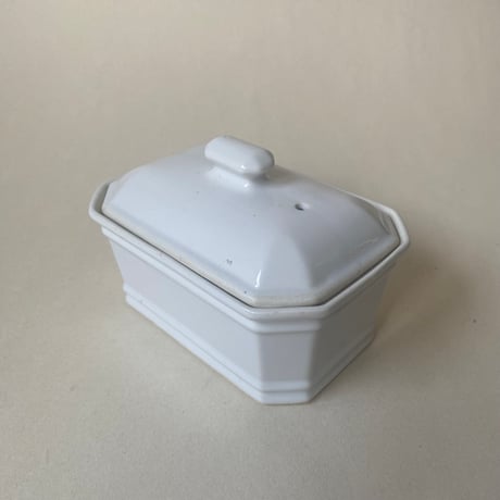 20世紀後半　R　 テリーヌ　オクトゴナル　白磁