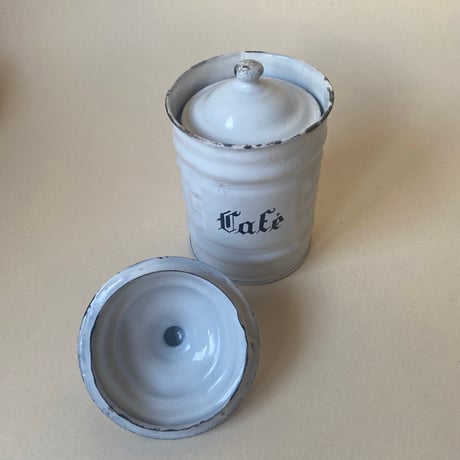 20世紀前半　ボワッタジゴーニュ　トール・エマイエ　白　カフェとパット　2点セット