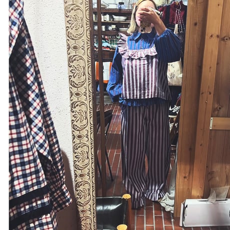 DAMSON MADDER　ダムソン マダーBOBBIE  3 PIECE パジャマセット