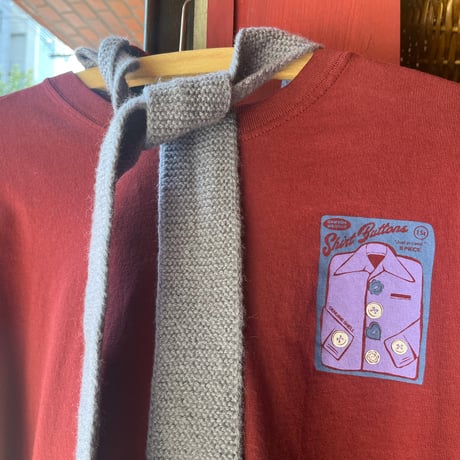 DAMSON MADDER　ダムソン マダー SEWING グラフィックロングスリーブトップス