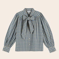 EMILE ET IDA エミールエイダ  ボウタイブラウス(2colors)