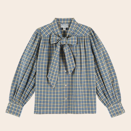 EMILE ET IDA エミールエイダ  ボウタイブラウス(2colors)