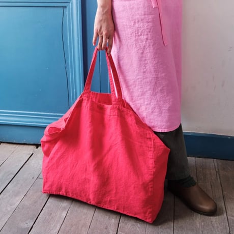 Merci Paris  Cabas   リネンバッグ (3colors)