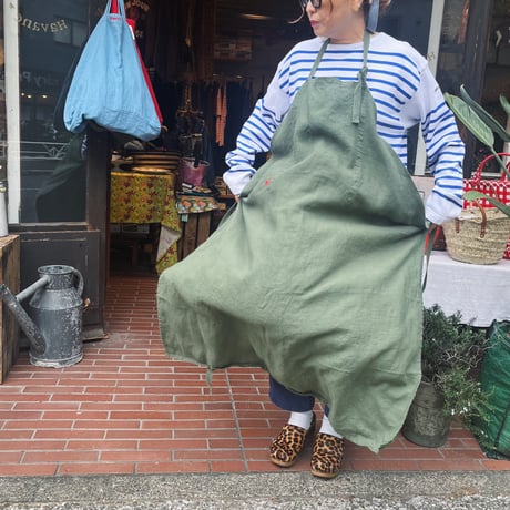 Merci  Paris  Tablier  リネンエプロン (3colors)